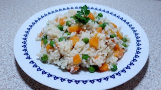 Pilaf me perime  thjesht  shijshëm shpejt 👌  Vegetable Rice [upl. by Onairpic32]