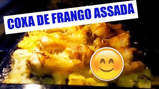 COMO FAZER COXA DE FRANGO ASSADA  Juliana Finamore [upl. by Winchell]