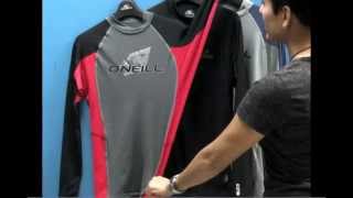 Oneill Skin Crew Series Rashguard Rash guard PleasureSportscom [upl. by Barraza314]