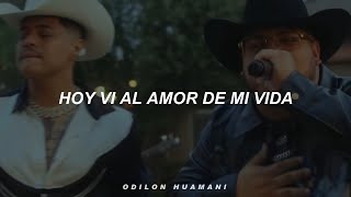 Grupo Frontera Grupo Firme  EL AMOR DE SU VIDA Letra [upl. by Neimad]