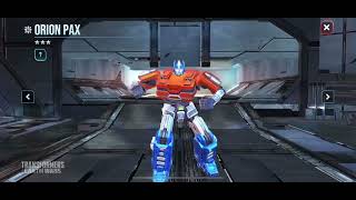 Showing off the Transformers one Orion Pax and D16 skins in Transformers Earth Wars [upl. by Ejrog]