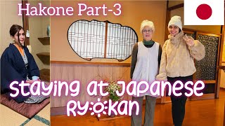 Japanese Ryokan Tour Hakone Part3  Onsen [upl. by Chamkis]