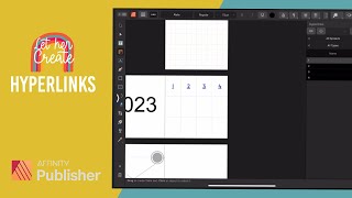 Adding hyperlinks In affinity publisher iPad Pro [upl. by Ecallaw]