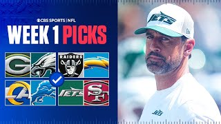 NFL Predictions and Best Bets For EVERY Week 1 Game Rams vs Lions Jets vs 49ers  MORE [upl. by Oskar516]