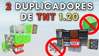 2 DUPLICADORES de TNT 120  MINECRAFT JAVA [upl. by Trocki531]