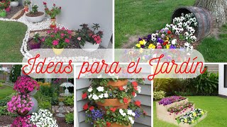 🪴🌻IDEAS PARA TENER UN HERMOSO JARDÍN EN CASA  IDEAS PARA JARDINES PEQUEÑOS viviendoconyaneth [upl. by Nosnibor]