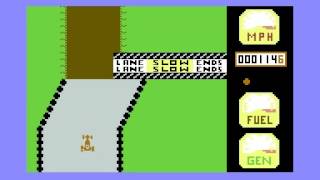 MOTOR MANIA C64 COMMODORE 64 GAME GAMEPLAY [upl. by Lledualc]