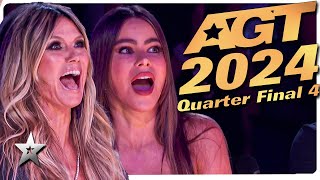 Americas Got Talent 2024 ALL AUDITIONS  Quarter Final 4 [upl. by Llertnod]