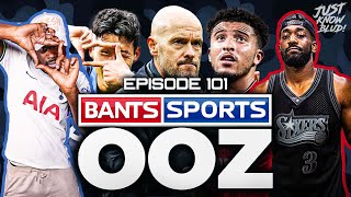 UNITED CRUMBLE AGAINST ASSNA TEN HAG VS SANCHO SPURS ON FIRE CHELSEA LOSE 😁BANTS SPORTS OOZ 101 [upl. by Vanna880]