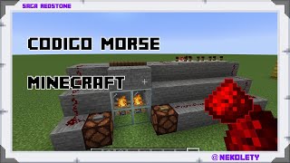 Código morse en Minecraft [upl. by Okin]