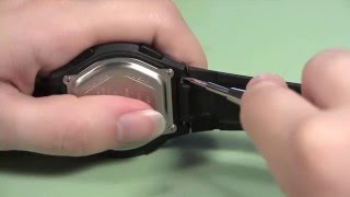 How to Change a Rubber Sport Watch Band [upl. by Ahsiei702]