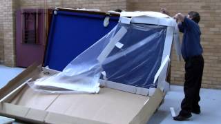 How to assemble a Square Leg Eddie Charlton Pool Table [upl. by Whallon]