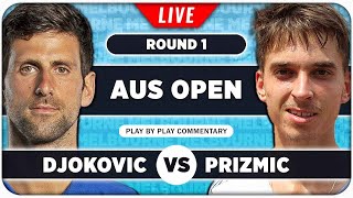 DJOKOVIC vs PRIZMIC • Australian Open 2024 • LIVE Tennis PlaybyPlay Stream [upl. by Jolyn]