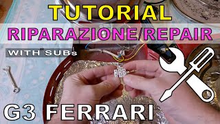 🍕 G3 Ferrari Delizia 🛠️tutorial smontaggio rotazione pietra refrattaria e sostituzione morsetto [upl. by Nie]