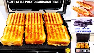 Potato Sandwich Recipe in Sandwich Maker  Easy Sandwich Recipe  Guide to buy Best Sandwich Maker [upl. by Kiyoshi433]