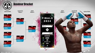 UNDISPUTED BOXING CAREER MODE EP1  I WON THE AMETEUR TOURNAMENT [upl. by Kentiga360]