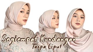 5 Tutorial Hijab Segiempat untuk Kondangan [upl. by Maril451]