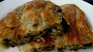 Börek mit Spinatfüllung Ispanakli kol böregimeinerezepte [upl. by Nunes]