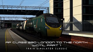 AP Class 390 London to the North WCML  Train Simulator Classic Part 1 [upl. by Anead]