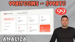 Platforma koja nagrađuje edukaciju 📖 99Bitcoins  99BTC  Analiza kriptovalute [upl. by Annahsal885]