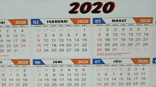 Kalender 2020 [upl. by Leuqram796]