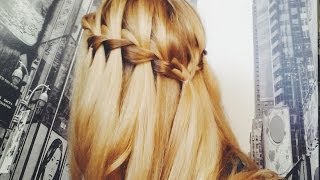 WasserfallZopf leicht gemacht  Waterfall Braid  OlesjasWelt [upl. by Enilamme]