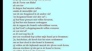 Hendrik Marsman  Gedicht Toren van Babel [upl. by Llerahs365]