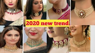 Top 20 most trendy Choker necklace designChoker styling with your outfit [upl. by Joashus361]