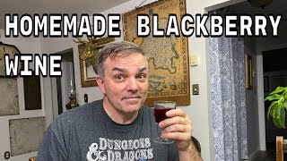 How To Make Wine From Any Fruit Homemade Black Berry Country Wine [upl. by Tuorah]