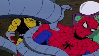 Sinister Six unmask Spiderman  Spiderman TAS  Season 2 Episode 2 [upl. by Ilrac86]