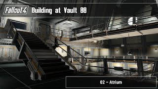 Fallout 4  Building at Vault 88 02  Atrium [upl. by Harley]