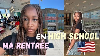 MA RENTRÉE AUX USAHIGHSCHOOL🇺🇸 [upl. by Elamor]