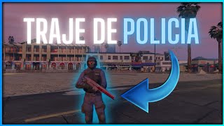 COMO CONSEGUIR TRAJE DE POLICIA MUY RAPIDO Y SIN ACTIVIDADES  GTA 5 ONLINE [upl. by Cioffred843]