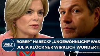 DEUTSCHLAND Verhalten von Robert Habeck quotUngewöhnlichquot Was Julia Klöckner wirklich wundert [upl. by Danette]