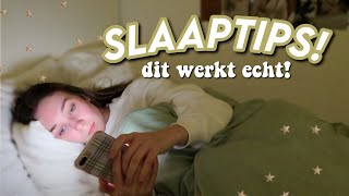 10 TIPS OM SNELLER IN SLAAP TE VALLEN zo kom jij makkelijk van je slapeloosheid af slaaptips [upl. by Viradis]