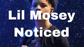 Lil MoseyNoticedclean lyrics [upl. by Iasi]