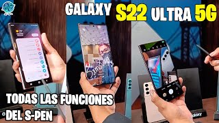 Galaxy S22 Ultra 5G en Perú S Pen Tips y Trucos del moderno lápiz óptico Español [upl. by Mahoney]