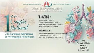 1ere Journée Nationale D’ImmunologieAllergologie et Pneumologie Pédiatriques [upl. by Au122]