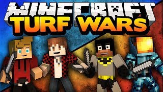 Minecraft quotShredder Bowquot Turf Wars MiniGame wLachlan Jason Mitch and Ryan [upl. by Wallache]