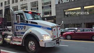 Brand new 2023 NYPD Counter Terrorism Truck Kenworth T880 [upl. by Dominique]