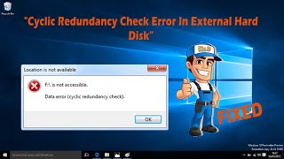 How To Fix quotCyclic Redundancy Check Error In External Hard Diskquot Solved [upl. by Llennod]