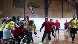 BenchClearing Ball Hockey Fights  Ball Hockey Brawls  Bench Clear Bench Clearing Raw [upl. by Mansoor]