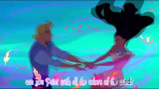 Karaoke  Instrumental  Pocahontas  Colors Of The Wind HQ  Lyrics [upl. by Sessylu]