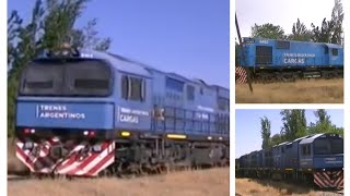 mix de trenes argentinos carga por Mendoza [upl. by Nunnery]