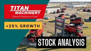 Titan Machinery TITN a Small Cap with Big Potential  Stock Analysis amp Fair Value  Is it a Buy [upl. by Ocsirf]