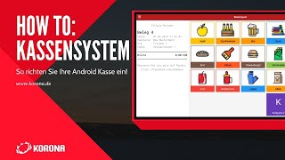 Android Kassensystem einrichten und bedienen auf dem Verifone Carbon [upl. by Drucilla]