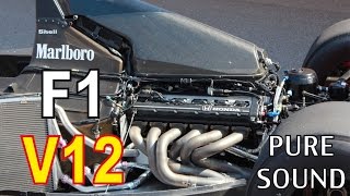 F1 V12 Start Engine Sound Compilation HONDA FERRARI LOTUS [upl. by Lah]