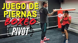 Mejora Tu JUEGO DE PIERNAS en Boxeo Paso a Paso PIVOT  2019 [upl. by Innus200]