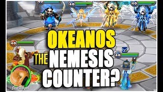 SUMMONERS WAR  Okeanos amp Double Lushen AntiNemesis Anti Light Panda [upl. by Nothsa508]