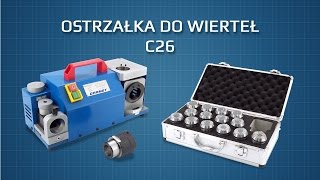 Ostrzałka do wierteł C26  Instrukcja obsługi [upl. by Cherida]